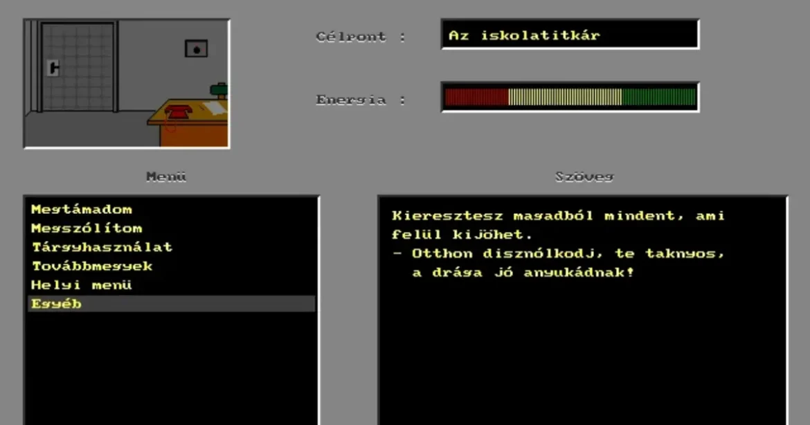 MI-vel átdolgozták a DOS-os Revenge on School játékot, újra játszhatóvá vált