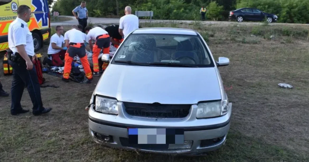 Rendőrök mentették meg a menekülő sofőr életét
