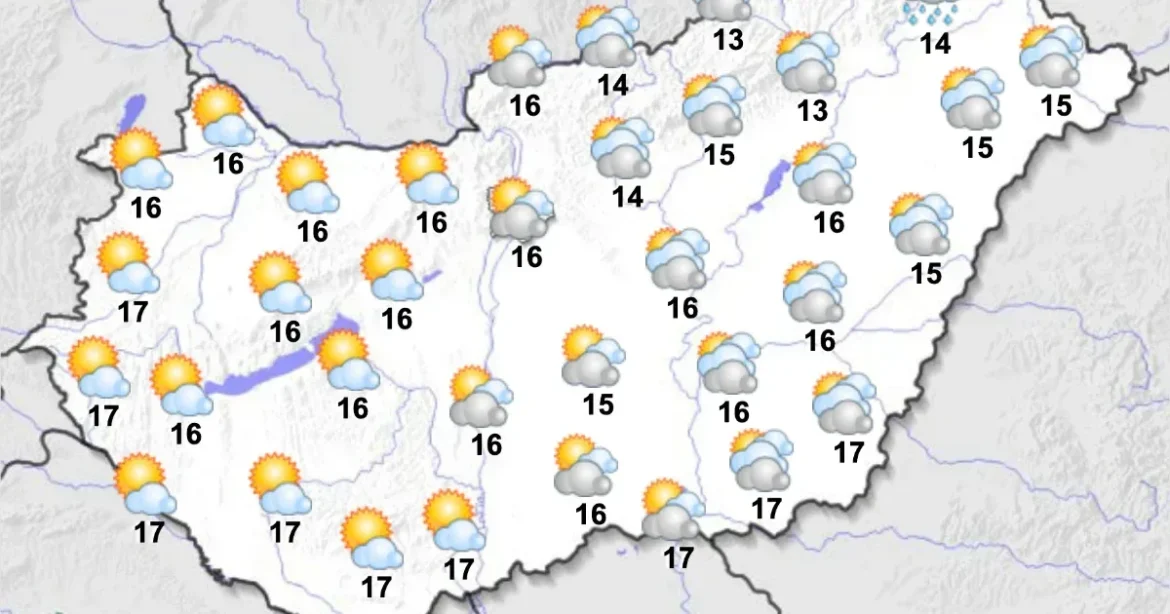 Szombaton napos idő várható, de néhol érdemes lehet esernyőt is vinni